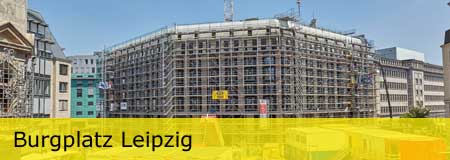 Grafik Burgplatz Leipzig